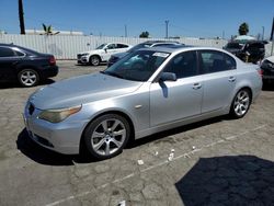 Salvage cars for sale from Copart Van Nuys, CA: 2004 BMW 545 I