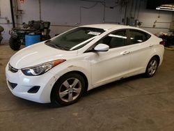 Salvage cars for sale at Dyer, IN auction: 2013 Hyundai Elantra GLS