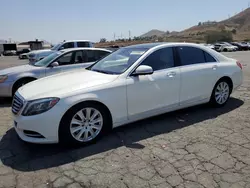 Salvage cars for sale from Copart Colton, CA: 2015 Mercedes-Benz S 550