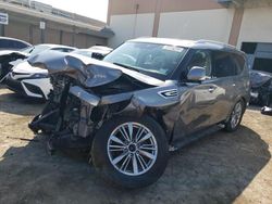 Salvage cars for sale from Copart Hayward, CA: 2018 Infiniti QX80 Base