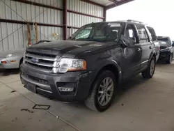 Salvage cars for sale at Helena, MT auction: 2015 Ford Expedition Limited