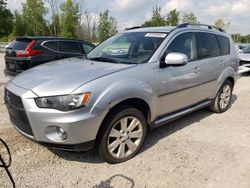 Salvage cars for sale from Copart Leroy, NY: 2012 Mitsubishi Outlander SE