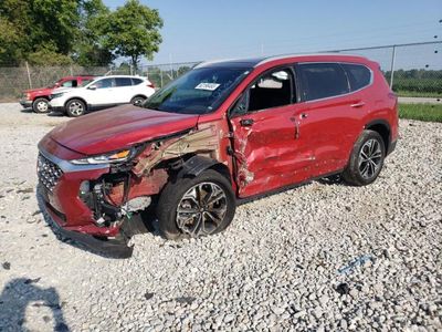 Salvage cars for sale from Copart Cicero, IN: 2019 Hyundai Santa FE Limited