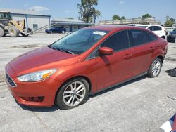 Salvage cars for sale at Tulsa, OK auction: 2018 Ford Focus SE