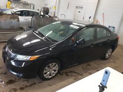 Honda salvage cars for sale: 2012 Honda Civic LX