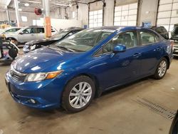 Honda salvage cars for sale: 2012 Honda Civic EXL