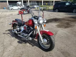 Salvage motorcycles for sale at Dyer, IN auction: 1992 Harley-Davidson Flstc