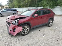 Salvage cars for sale at Knightdale, NC auction: 2022 Toyota Rav4 XLE Premium
