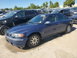 Salvage cars for sale at auction: 2001 Volvo S60