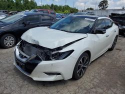 Salvage cars for sale at Bridgeton, MO auction: 2016 Nissan Maxima 3.5S