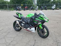 Salvage cars for sale from Copart Wheeling, IL: 2022 Kawasaki EX400