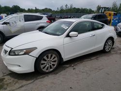 Salvage cars for sale at Duryea, PA auction: 2009 Honda Accord EXL