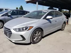 Salvage cars for sale at Vallejo, CA auction: 2018 Hyundai Elantra SEL
