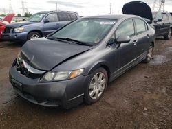 Salvage cars for sale at Dyer, IN auction: 2009 Honda Civic LX