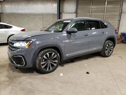 Salvage cars for sale at Chalfont, PA auction: 2021 Volkswagen Atlas Cross Sport SEL Premium R-Line