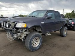 Ford F150 salvage cars for sale: 2001 Ford F150 Supercrew