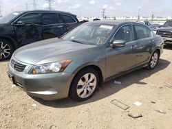 Salvage cars for sale at Dyer, IN auction: 2008 Honda Accord EXL