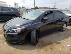 Salvage cars for sale at Chicago Heights, IL auction: 2021 Nissan Versa S