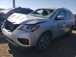 Salvage cars for sale at Albuquerque, NM auction: 2017 Nissan Pathfinder S