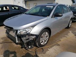 Salvage cars for sale at Pekin, IL auction: 2012 Chevrolet Cruze LS