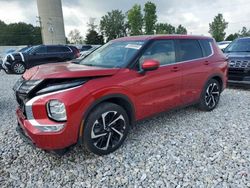 Salvage cars for sale at Wayland, MI auction: 2022 Mitsubishi Outlander SE