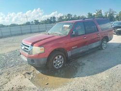 Salvage cars for sale from Copart Lumberton, NC: 2007 Ford Expedition EL XLT