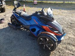 Salvage motorcycles for sale at Chatham, VA auction: 2015 Can-Am Spyder Roadster RS