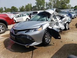 Salvage cars for sale from Copart Bridgeton, MO: 2020 Toyota Camry LE