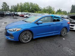 Salvage cars for sale at Portland, OR auction: 2018 Hyundai Elantra Sport