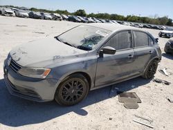 Vehiculos salvage en venta de Copart San Antonio, TX: 2015 Volkswagen Jetta Base