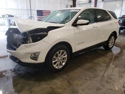 Salvage cars for sale at Avon, MN auction: 2018 Chevrolet Equinox LT
