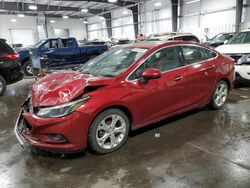 Vehiculos salvage en venta de Copart Ham Lake, MN: 2017 Chevrolet Cruze Premier