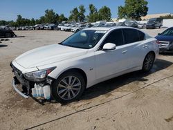 Salvage cars for sale at Bridgeton, MO auction: 2017 Infiniti Q50 Premium