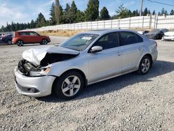 Salvage cars for sale from Copart Graham, WA: 2013 Volkswagen Jetta TDI