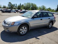 Salvage cars for sale from Copart Portland, OR: 2005 Subaru Legacy Outback 2.5I