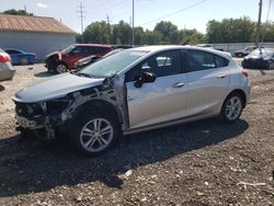 Salvage cars for sale from Copart Columbus, OH: 2017 Chevrolet Cruze LT