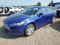 Salvage cars for sale at Woodhaven, MI auction: 2016 Ford Fusion SE