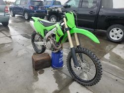 Salvage motorcycles for sale at Farr West, UT auction: 2022 Kawasaki KX450 F