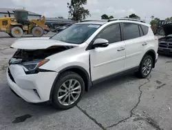 Salvage cars for sale at Tulsa, OK auction: 2018 Toyota Rav4 Limited