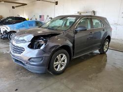 Salvage cars for sale from Copart Portland, MI: 2016 Chevrolet Equinox LS