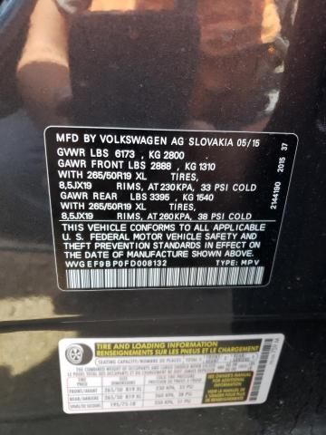 2015 Volkswagen Touareg V6