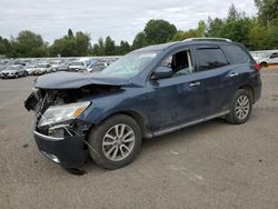 Nissan salvage cars for sale: 2015 Nissan Pathfinder S