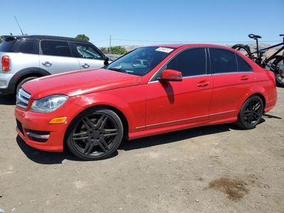Salvage cars for sale from Copart San Martin, CA: 2013 Mercedes-Benz C 300 4matic