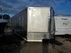 Salvage trucks for sale at Moraine, OH auction: 2017 Interstate Enclosed T