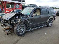 Ford Explorer salvage cars for sale: 2007 Ford Explorer Eddie Bauer