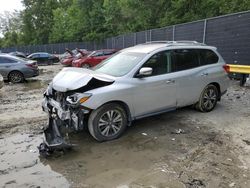 Salvage cars for sale at Waldorf, MD auction: 2017 Nissan Pathfinder S