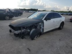 Salvage cars for sale from Copart West Palm Beach, FL: 2017 Audi A4 Ultra Premium