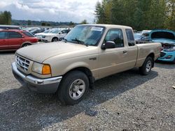 Salvage cars for sale from Copart Arlington, WA: 2001 Ford Ranger Super Cab