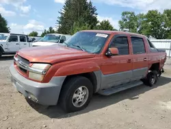 Salvage cars for sale from Copart Finksburg, MD: 2002 Chevrolet Avalanche K1500