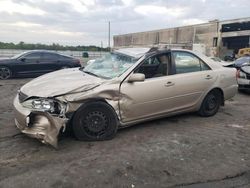 Salvage cars for sale from Copart Fredericksburg, VA: 2002 Toyota Camry LE